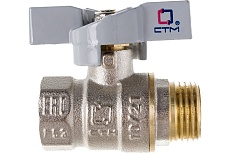 Шаровой кран для воды СТМ СТАНДАРТ 1/2", г/ш, бабочка CWFMB012