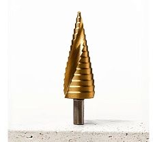 Сверло ступенчатое по металлу Advancetool 4-32 мм, HSS6542M2 (Р6М5) c TiN покрытием ADT-СМСТ0432Т