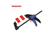 Быстросъемный мини зажим для штанги WORKPRO 100 мм, 2 шт. WP201016