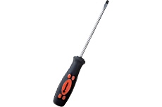 Отвертка с прорезиненной ручкой Ермак SL 4x100мм (-) 651-094