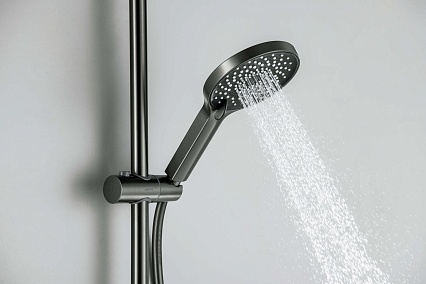 Душевой гарнитур Aquatek Лугано AQ2022BGM оружейная сталь Душевой гарнитур Aquatek Лугано AQ2022BGM оружейная сталь