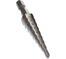 Сверло ступенчатое по металлу (9 ступеней; 4-12 мм; HSS) Makita D-40082