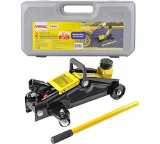 Гидравлический подкатной домкрат WMC TOOLS 2т в кейсе WMC-TA82007/ кейс/(51849)