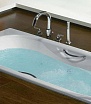 Чугунная ванна Roca Malibu 150x75 см с отверстиями под ручки, арт.2315G000R