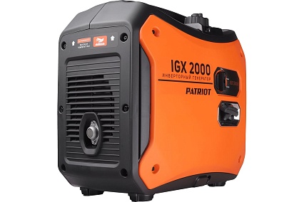 Инверторный генератор Patriot iGX 2000, 1.8/2.0 кВт, уровень шума 58 dB 471102320