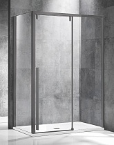 Душевой уголок Vincea Lugano VSR-1L1012CLGM-1 120x100 вороненая сталь, прозрачный