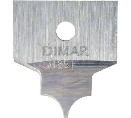 Нож для фрезы острый угол фасад V паз 90 гр B10.88, для оправки G1853x19 Dimar 3185109