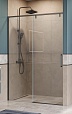 Душевая дверь BelBagno SOFT_CLOSE-1-BF-1-130-C-GM 130x200 прозрачная, оружейная сталь