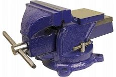 Слесарные тиски Vorel поворотные, с наковальней, 150 мм 36039