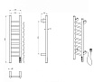Полотенцесушитель электрический Wonzon&Woghand Bonn WW-AL4092-MB черный матовый