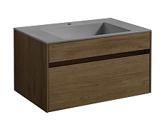 Тумба с раковиной Vincea Chiara new 80 см T.Oak