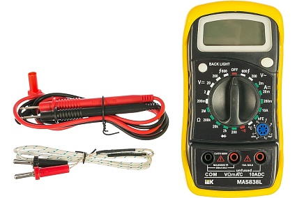 Цифровой мультиметр IEK Master MAS838L TMD-3L-838