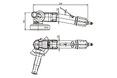 Угловая шлифовальная машинка DEPRAG GA812-100BX 6060545A