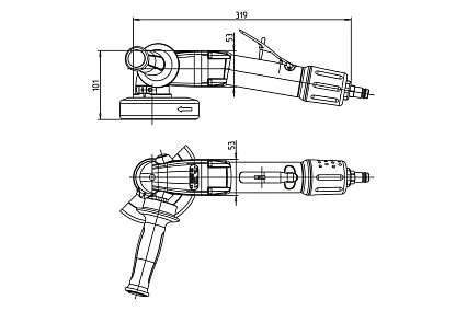 Угловая шлифовальная машинка DEPRAG GA812-100BX 6060545A
