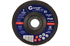 Круг лепестковый торцевой Profi 80 лепестков (125х22,2 мм; Р100) CUTOP 70-125100