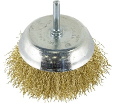 Кордщетка чашеобразная с хвостовиком для дрели 100мм Forsage F-BCR004(51494)