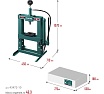 Пресс гидравлический Kraftool PMP-10 с гидронасосом и манометром 10 т 43472-10