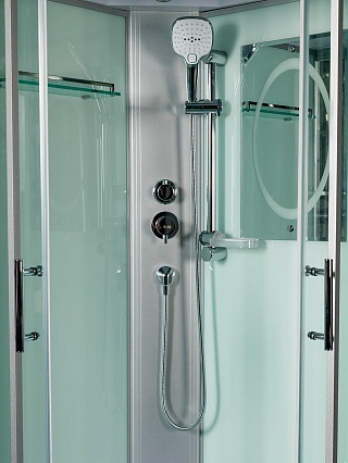 Душевая кабина WeltWasser WW500 WERRA XL 1204 L 120x90 с г/м, хром, прозрачное 10000014055