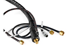 Горелка TIG TP 18 SUPER ( ОКС 35-50, 2 pin , M12x1, 1/4G, 3/8G) 4 м, водяное охлаждение TBW1804-03 ПТК 00000038659