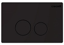Кнопка смыва Creavit Terra GP9002.01 черный матовый