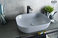 Раковина Gid Gm1302 50 см серый матовый