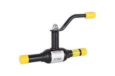 Шаровой стальной кран БРОЕН балломакс кшт для теплоснабжения полный проход с/с dn 15 pn 40 с рукояткой RG008T415USJ9A