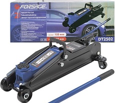 Подкатной гидравлический домкрат Forsage 2 т, h min 133мм, h max 387мм F-DT2502(52630)