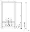 Инсталляция для биде Aquatek Standart INSB-0000001