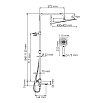 Душевая стойка WasserKRAFT A199.119.065.010.CH Thermo с термостатом, хром