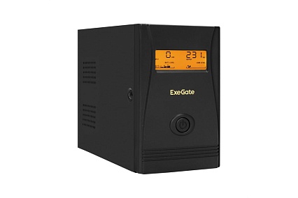 Источник бесперебойного питания Exegate Power Smart ULB-800.LCD.AVR.4C13 800VA/480W, 4C13, металлический корпус, Black 292775