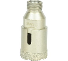Коронка алмазная, вакуумное спекание (35х40 мм; 1/2&quot;; М14) TECH-NICK TUK 136.600.7021