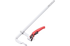 Цельнометаллическая струбцина REKON RF03-400-80 c храповиком 58108