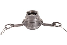 Камлок тип D (розетка; внутренняя резьба BSP; 32 мм-1 1/4&quot;; нержавеющая сталь) TITAN LOCK TL125DSS
