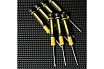 Набор прецизионных отверток Deli 7 шт (SL,PH, Torx)DL241007 (CrV сталь, пластиковый кейс) 130268