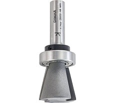 Фреза обгонная 12 градусов с нависанием (32x25.4х80 мм; хвостовик 12 мм) Dimar 1510049