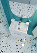 Мебель для ванной 1MarKa July 50 см напольная, белый глянец