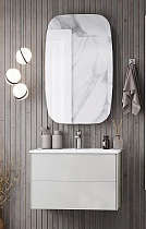 Мебель для ванной Акватон Сохо 75 см слэйт/галька серая