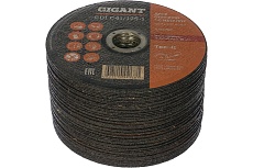 Диск отрезной по металлу (50 шт; 125x1x22 мм) Gigant CDI C41/125-1 G-1251 (Россия)