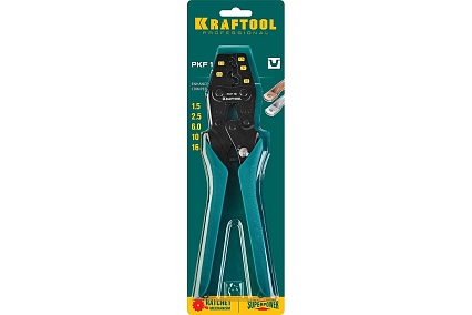 Пресс-клещи Kraftool PKF-16 усиленные, для медных наконечников и гильз 45466
