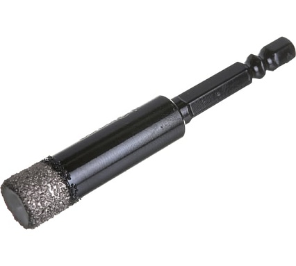 Коронка алмазная по керамограниту 12 мм PROFI 1/4 Skrab 31112