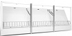 Фронтальная панель Cersanit Universal 150 универсальная, Type Click