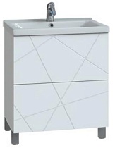 Тумба с раковиной Vigo Geometry 70 см (под раковину como) белый