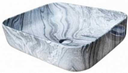 Раковина CeramaLux Stone Edition Mnc597 50 см серый