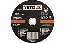 Круг отрезной по металлу 180x1.5x22 мм Yato YT-5925
