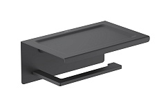 Держатель туалетной бумаги Aquatek Либра AQ4309MB черный матовый