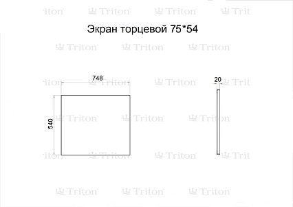 Боковая панель Тритон Александрия 75