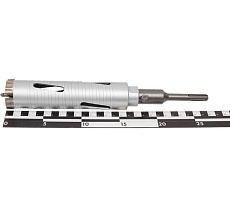 Коронка алмазная по бетону 40х150 мм Laser Deep Drill Hilberg HD340
