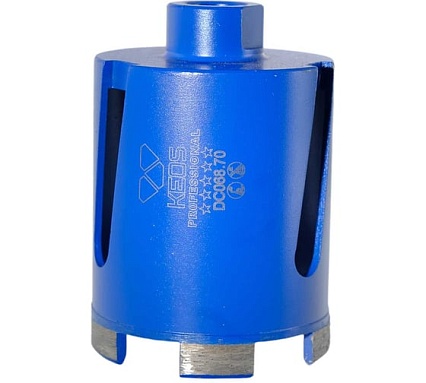 Коронка алмазная по бетону (68/70 мм; М16) KEOS DC068.70