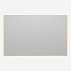 Зеркало Vincea VLM-4F120BG-2 120x65 см, сенсорный выключатель, антипар, диммер, брашированное золото