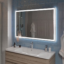 Зеркало BelBagno SPC-GRT-1200-800-LED-TCH-SND 120x80 см с голос. управлением, антипар